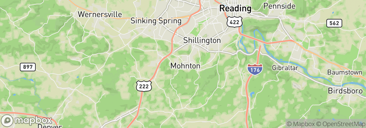 Map: Mohnton, PA