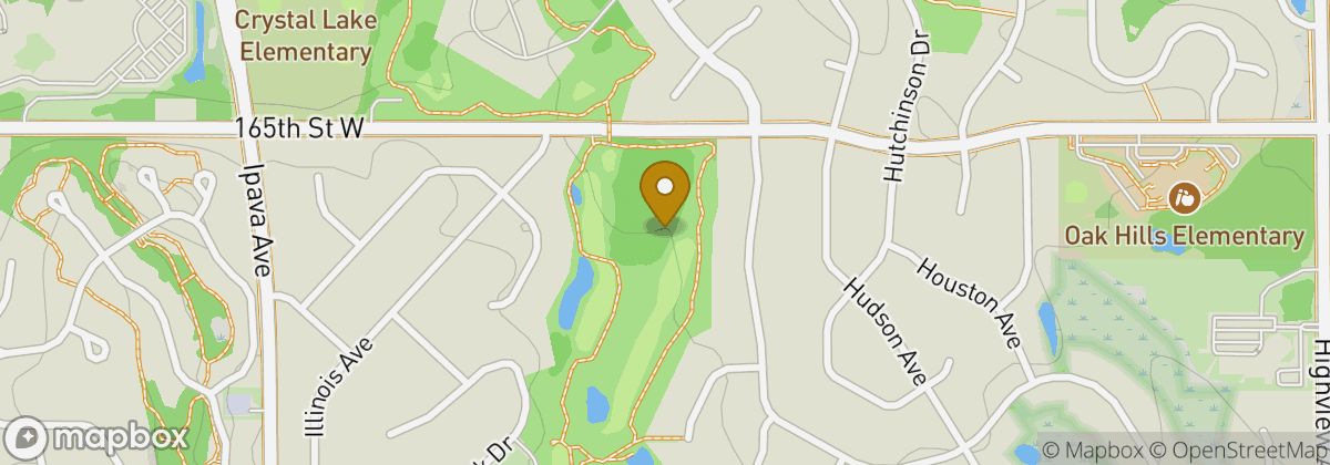 Map location: Crystal Lake Golf Club