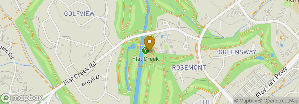 Map location: Flat Creek