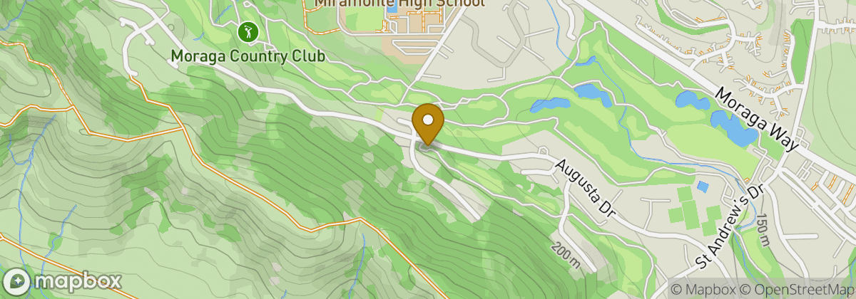 Map location: Moraga Country Club