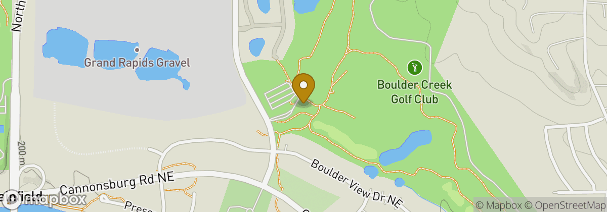 Map location: Boulder Creek Golf Club & Restaurant