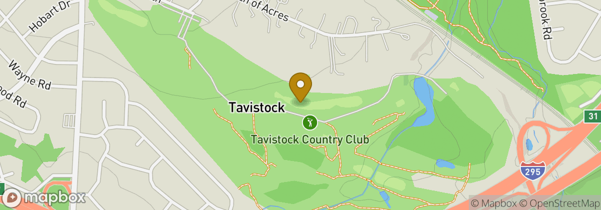 Map location: Tavistock Country Club