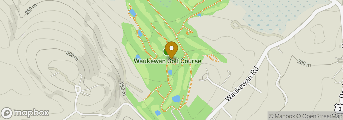 Map location: Waukewan Golf Club