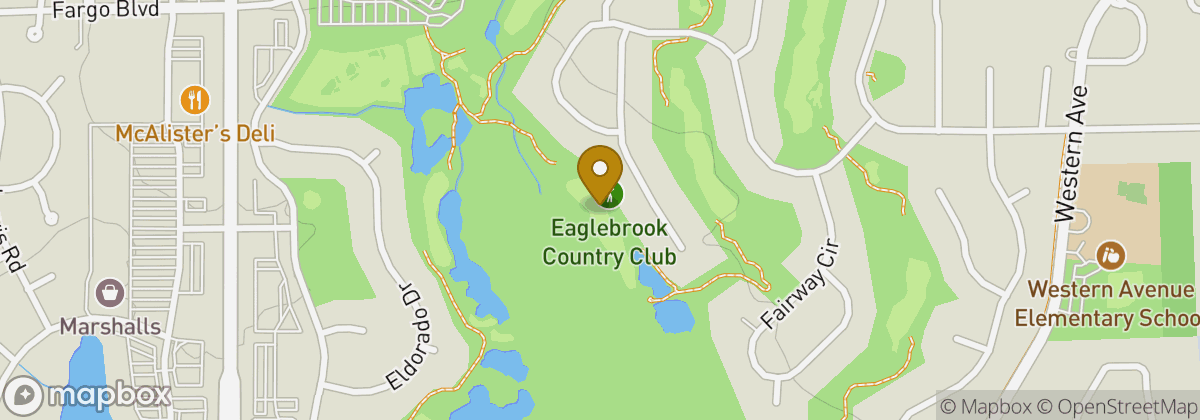 Map location: Eaglebrook Country Club