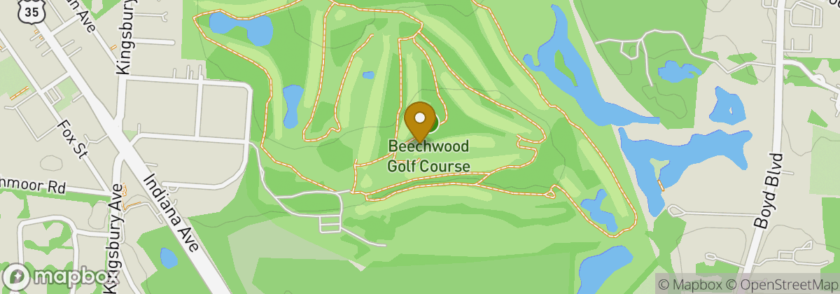 Map location: Beechwood Golf Course