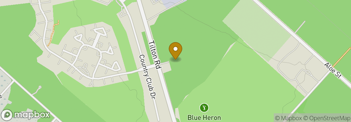 Map location: Blue Heron Pines Golf Club