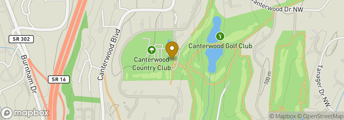 Map location: Canterwood Country Club