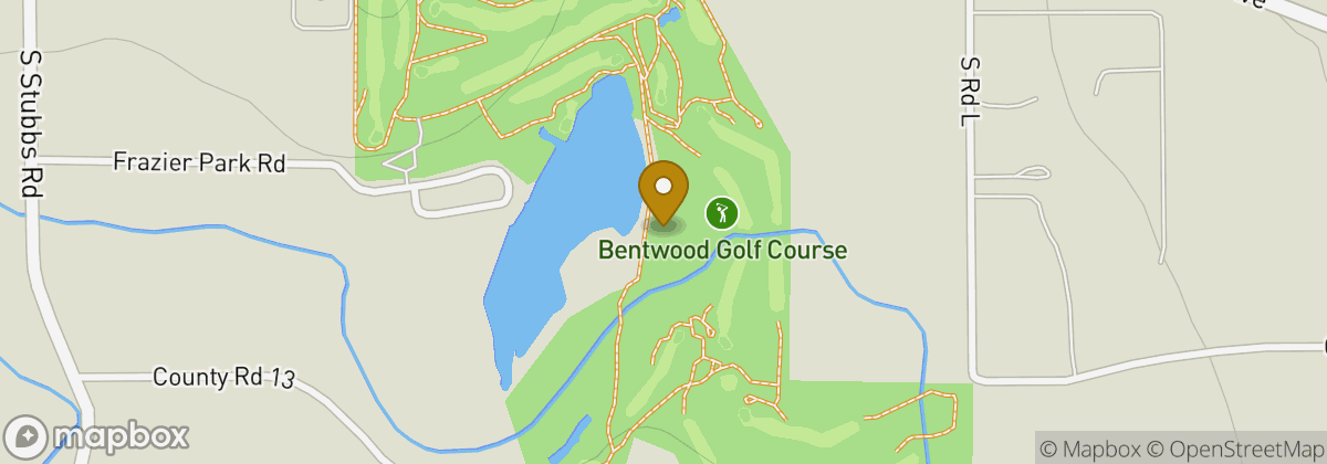 Map location: Bentwood Golf Course