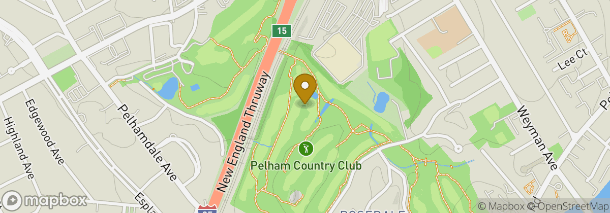 Map location: Pelham Country Club