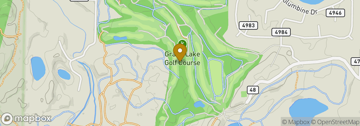 Map location: Grand Lake Golf Course
