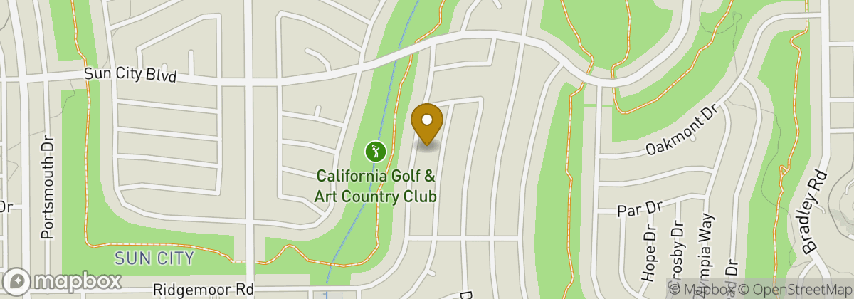 Map location: California Golf & Art Country Club