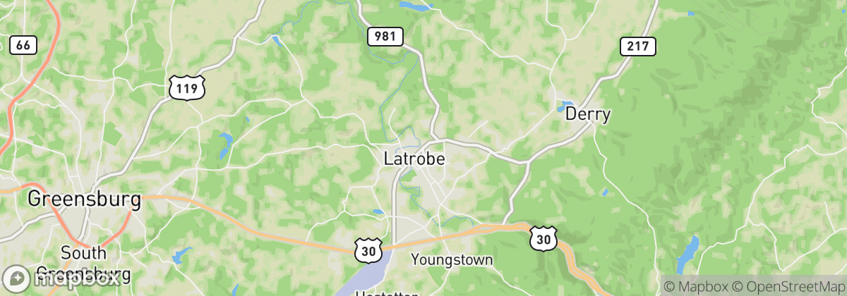 Map: Latrobe, PA