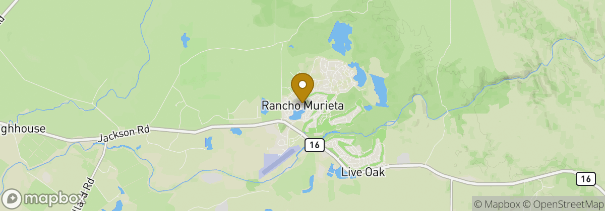 Map location: Rancho Murieta,