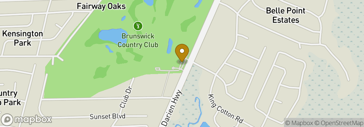 Map location: Brunswick Country Club