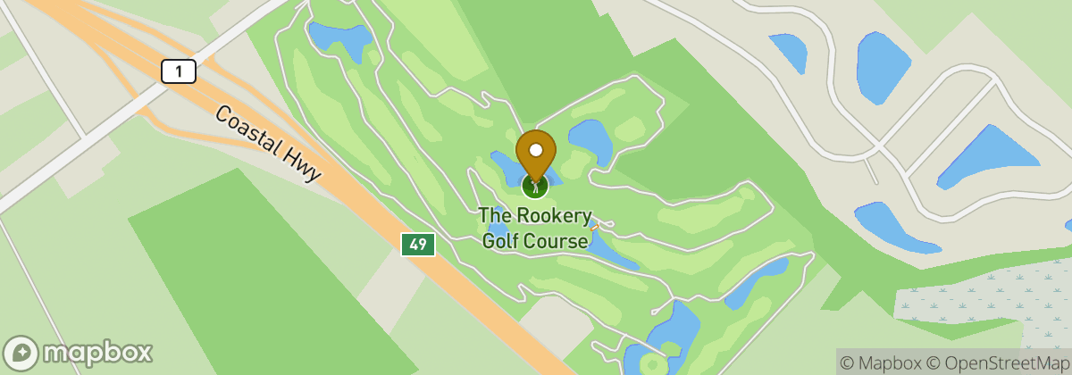 Map location: The Rookery Golf Course