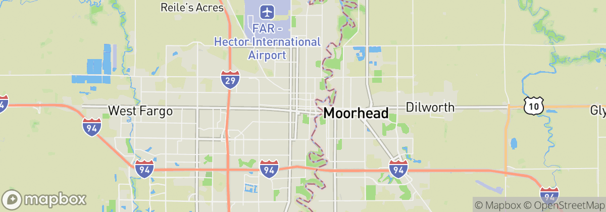 Map: Fargo, ND