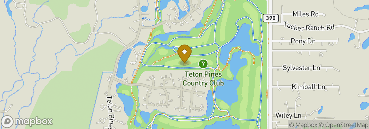 Map location: Teton Pines