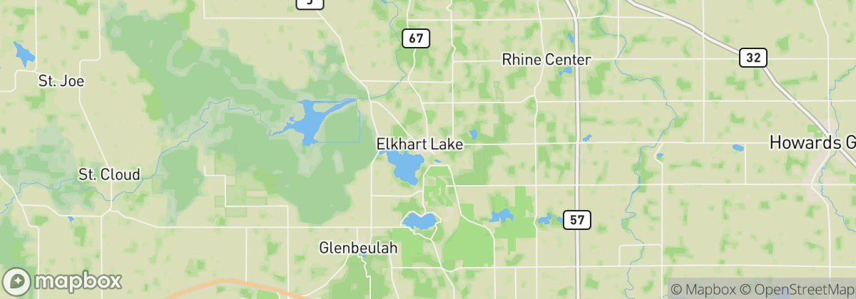 Map: Elkhart Lake, WI