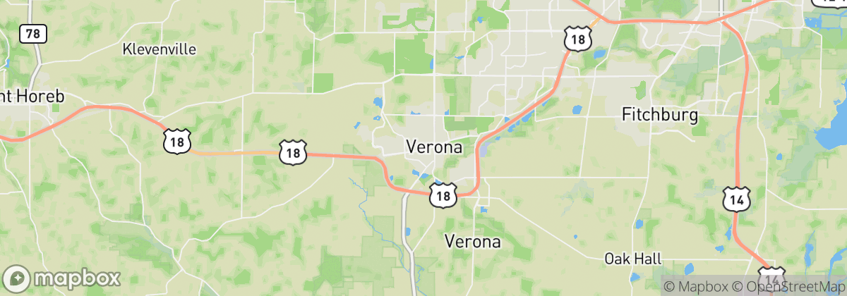 Map: Verona, WI