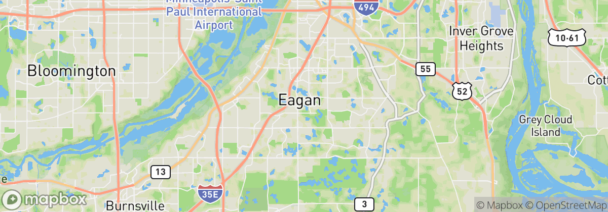 Map: Eagan, MN