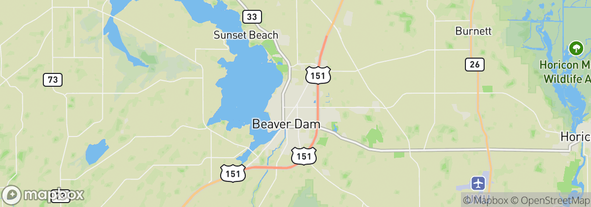 Map: Beaver Dam, WI