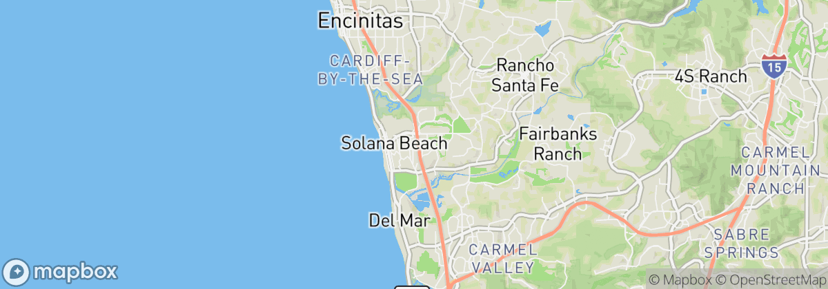 Map: Solana Beach, CA