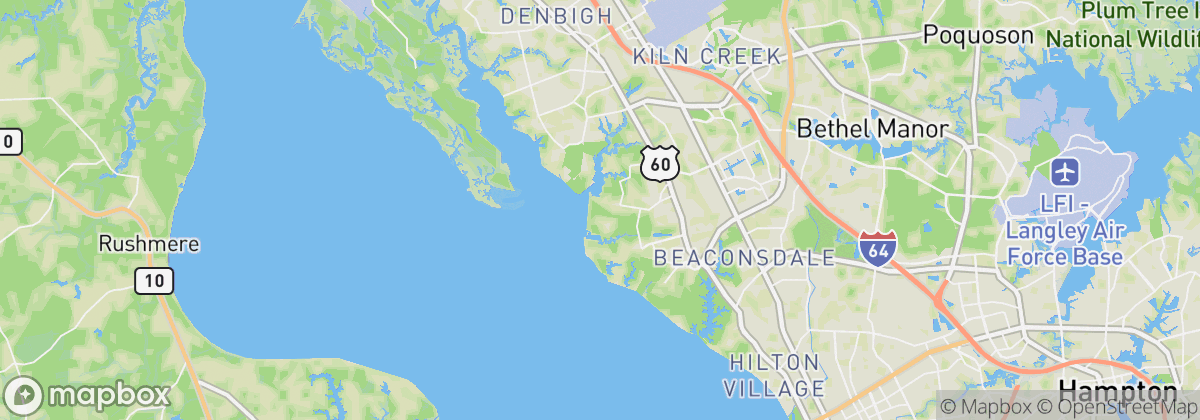 Map: Newport News, VA