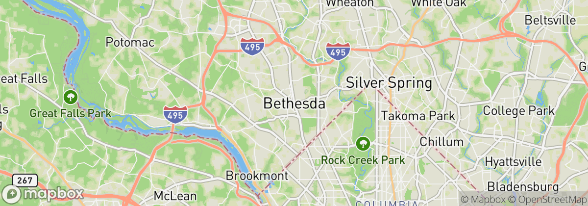 Map: Bethesda, MD