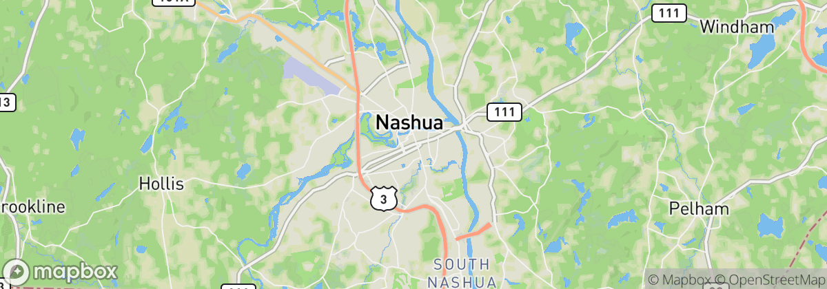 Map: Nashua, NH