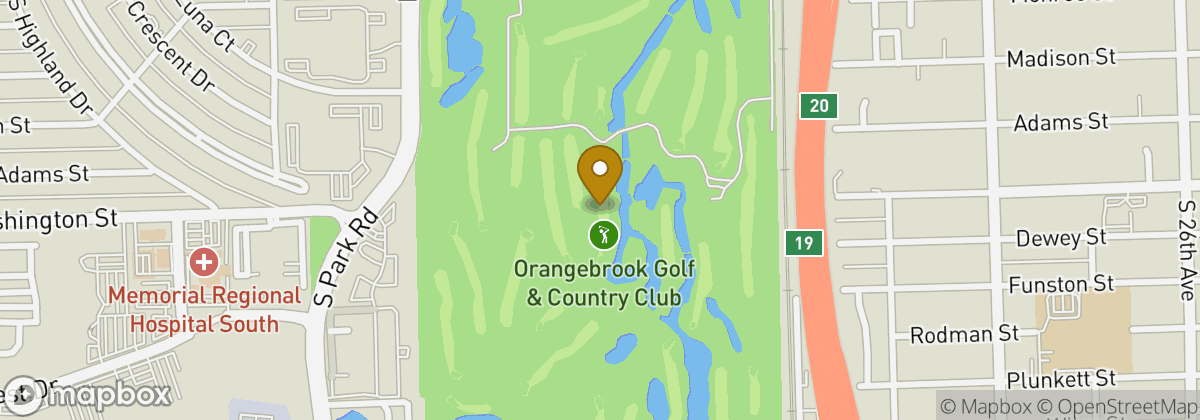 Map location: Orangebrook Golf & Country Club