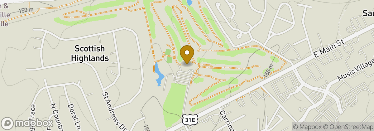 Map location: Bluegrass Yacht & Country Club