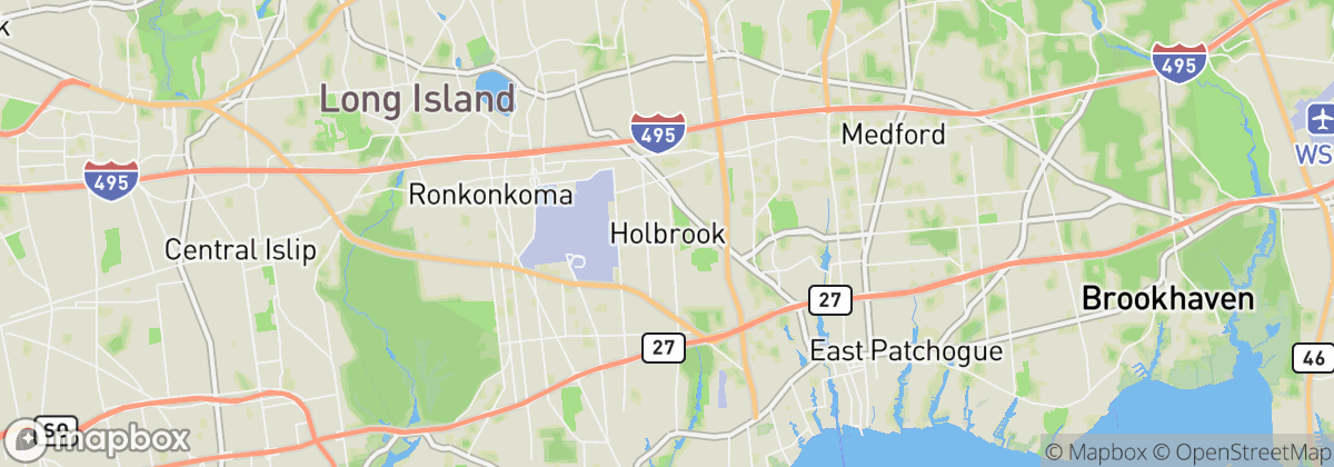Map: Holbrook, NY