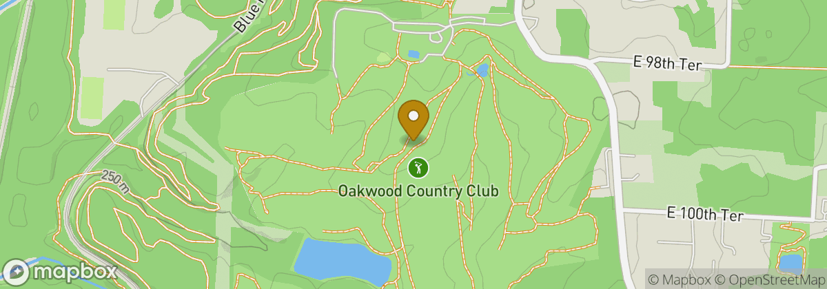 Map location: Oakwood Country Club