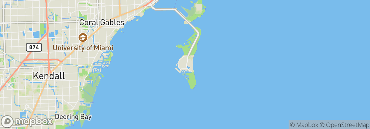 Map: Key Biscayne, FL