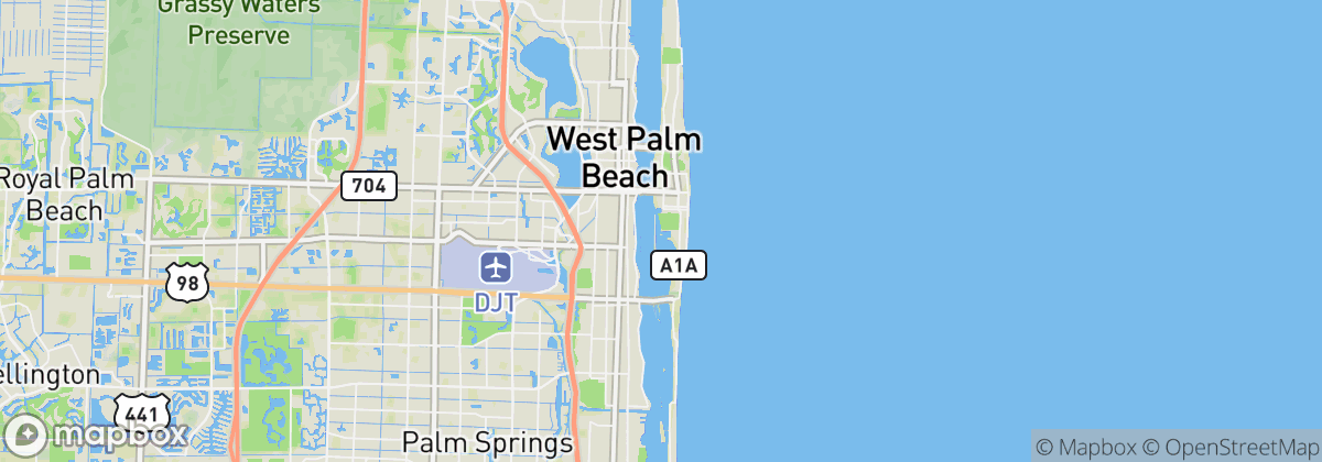 Map: Palm Beach, FL