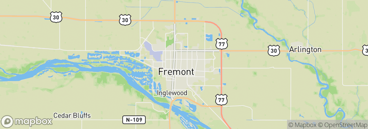 Map: Fremont, NE