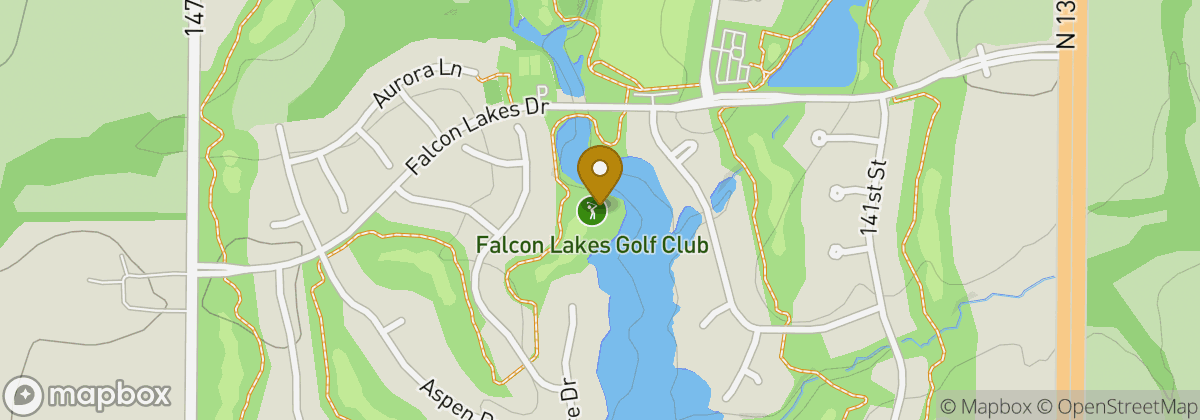 Map location: Falcon Lakes Golf Club