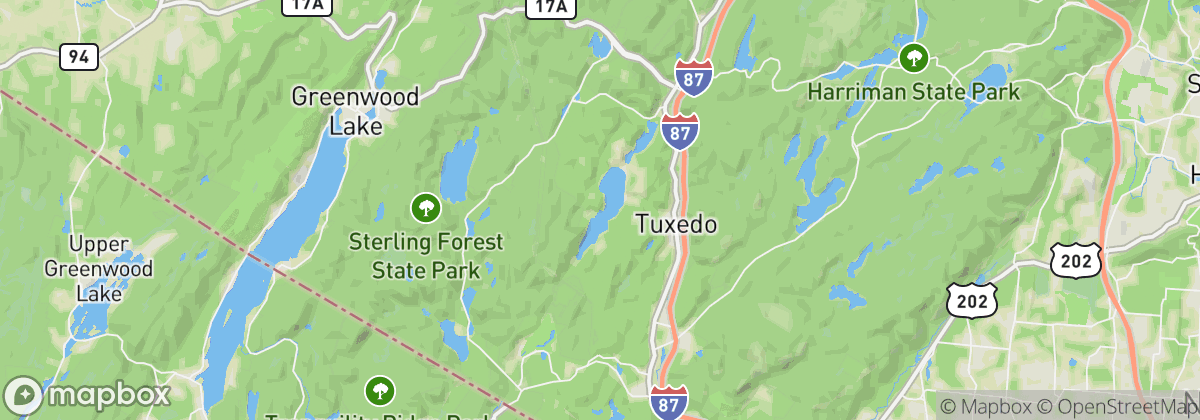 Map: Tuxedo Park, NY