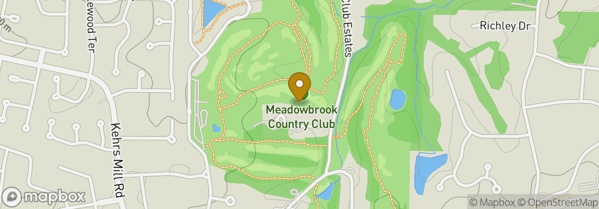 Map location: Meadowbrook Country Club