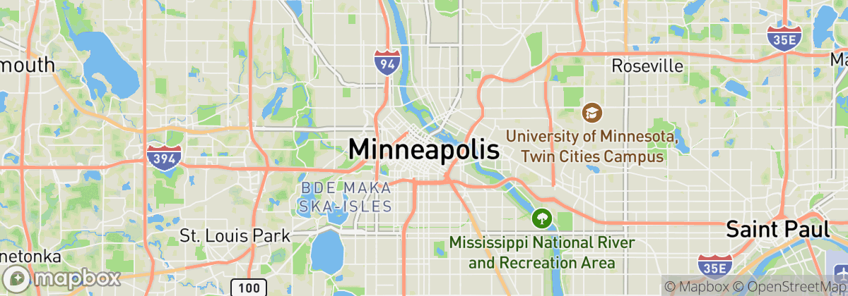 Map: Minneapolis, MN