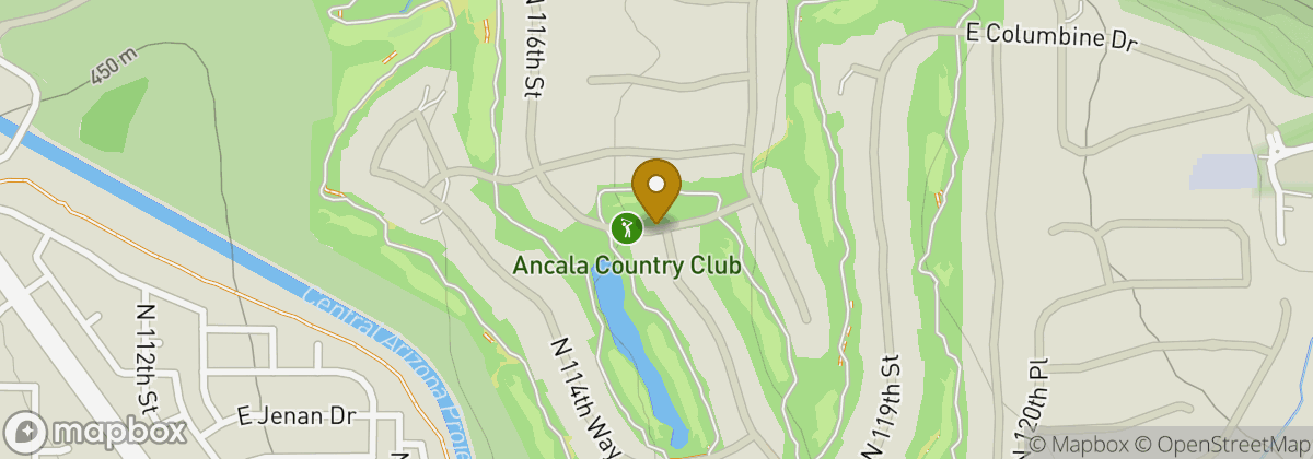 Map location: Ancala Country Club