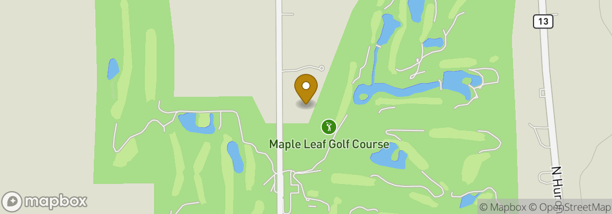 Map location: Maple Leaf Golf Course