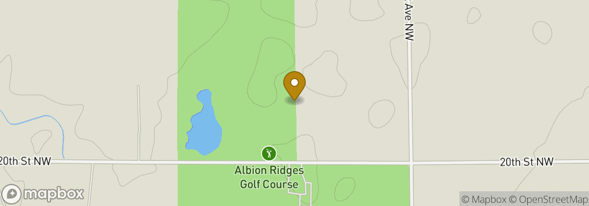 Map location: Albion Ridges Golf Course