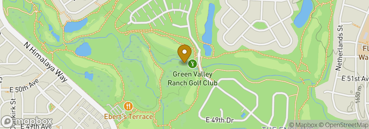 Map location: Green Valley Ranch Golf Club