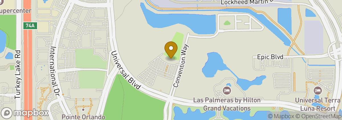 Map location: Topgolf Orlando