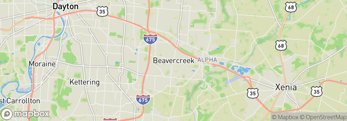 Map: Beavercreek, OH