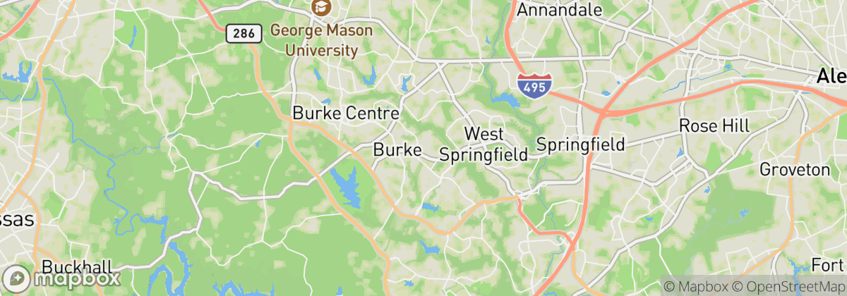 Map: Burke, VA