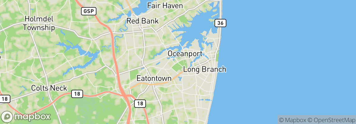Map: Oceanport, NJ
