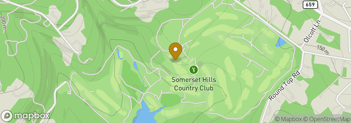 Map location: Somerset Hills Country Club