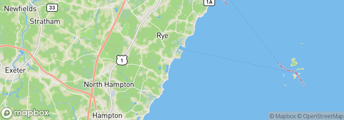 Map: RYE, NH